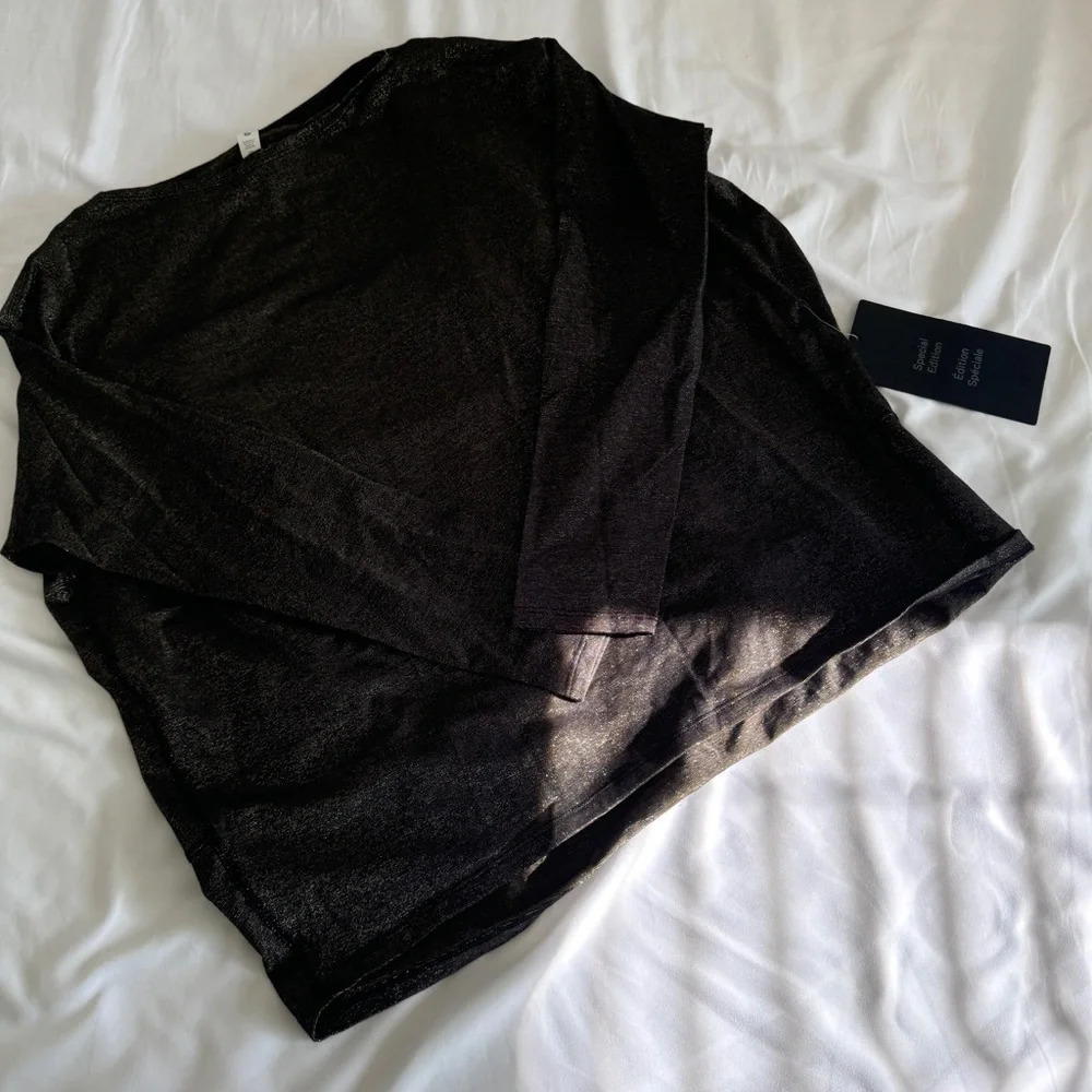 🆕🖤 Lululemon Special Edition Back in Action Long Sleeve Spark - Black